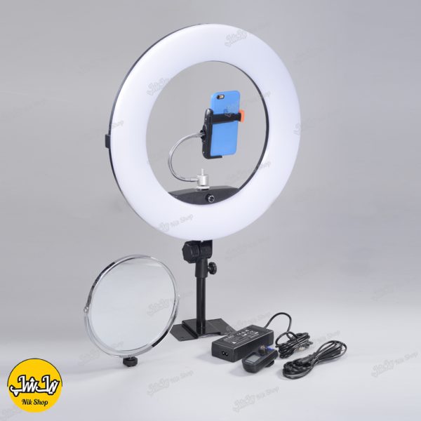رینگ لایت عکاسی ریموت دار با صفحه نمایش  Ring light FE 480II - تصویر 7