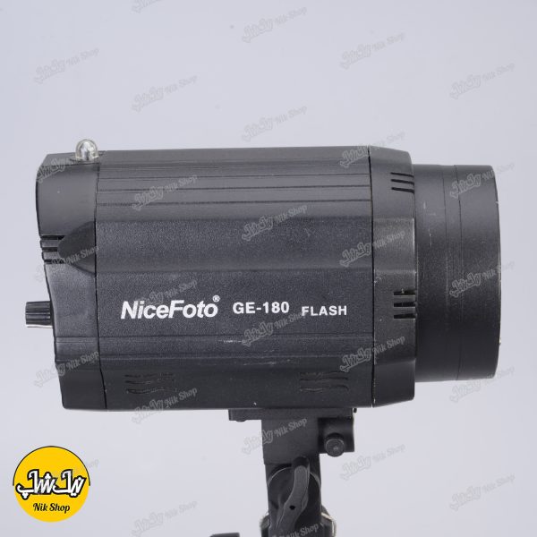 فلاش نایس فتو 180ژول NiceFoto Mini Studio  GE-180 - تصویر 4