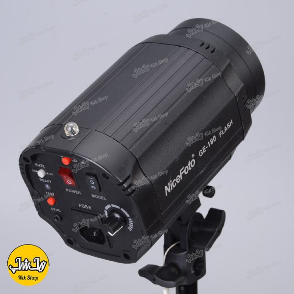 فلاش نایس فتو 180ژول NiceFoto Mini Studio  GE-180 - تصویر 3