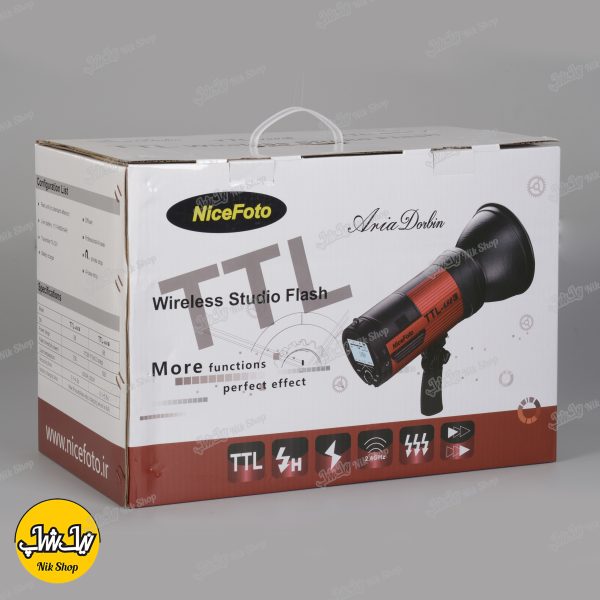 فلاش پرتابل برق و باطری نایس فوتو NiceFoto TTL 400 CN - تصویر 9