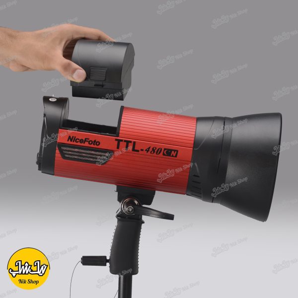فلاش پرتابل برق و باطری نایس فوتو NiceFoto TTL 400 CN - تصویر 7